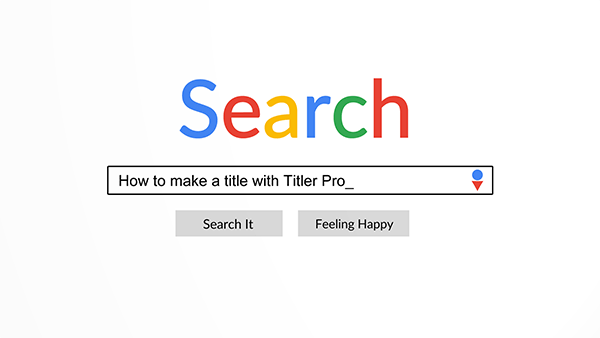 Google Search Bar Tutorial - NewBlue