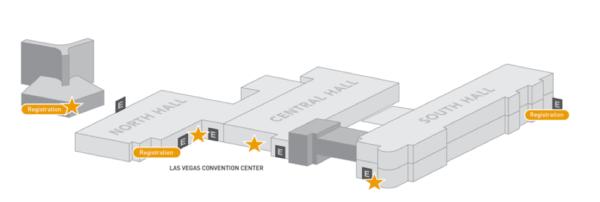 NAB 2017 Convention Center Map
