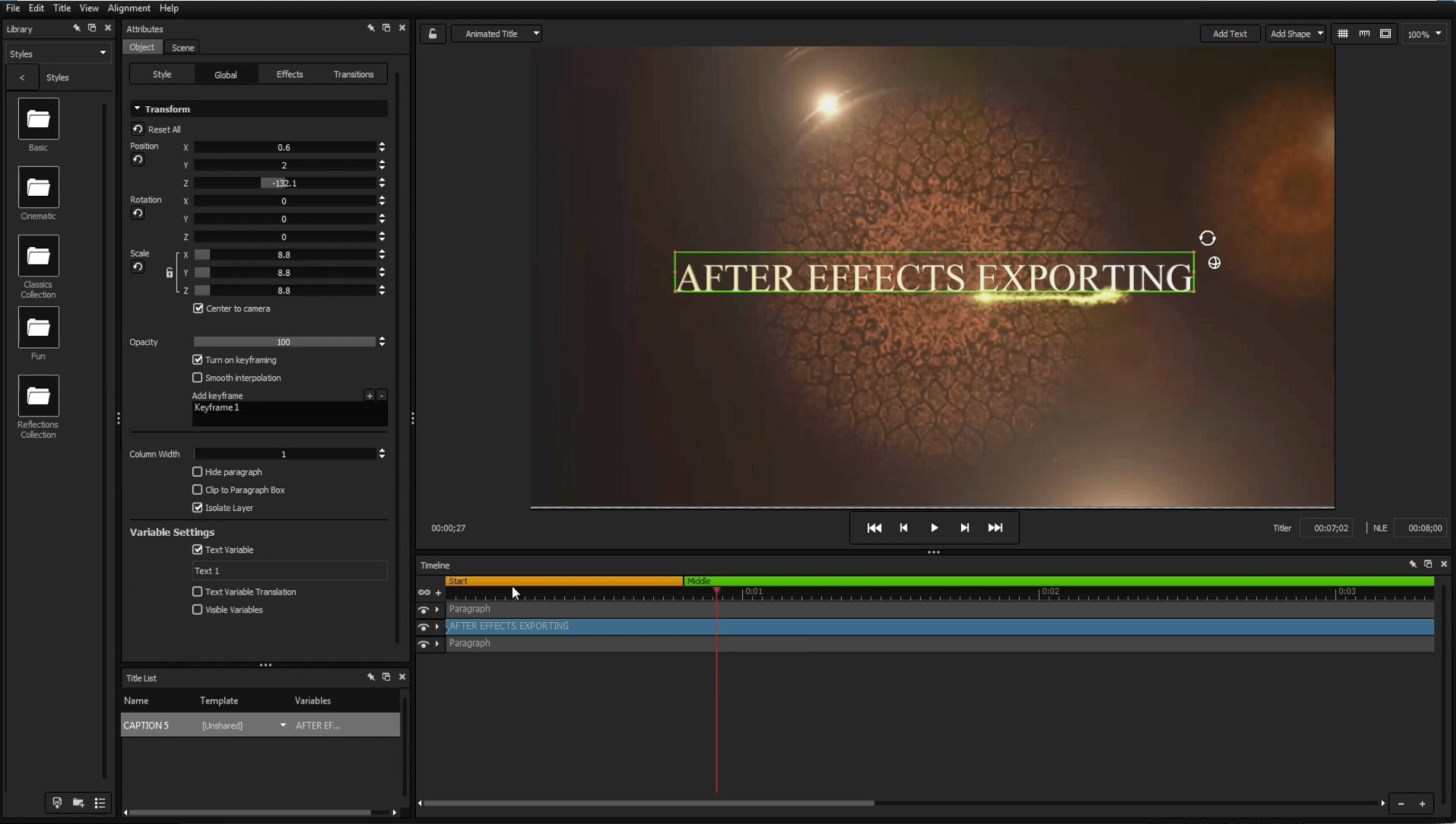 After Effects Exporter