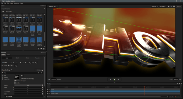 NewBlue Title Designer - Create Stunning Titles